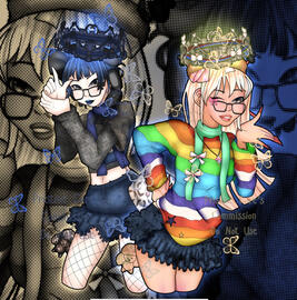 Example 6: Two Thigh High's | Two Halos | Simple Background = 171k RHD